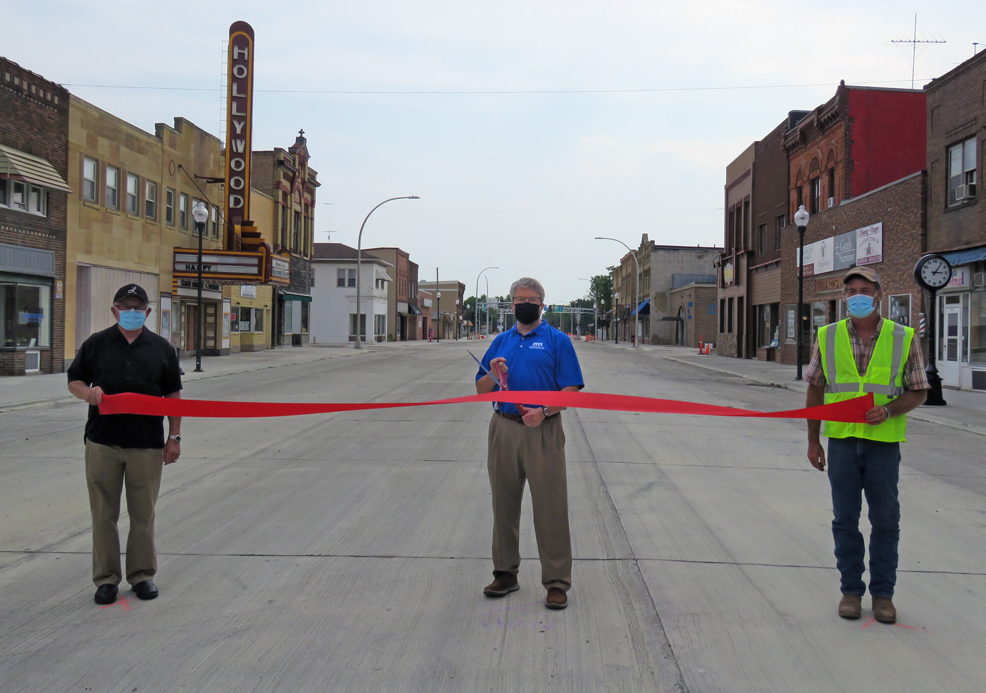 The official in-person ribbon-cutting